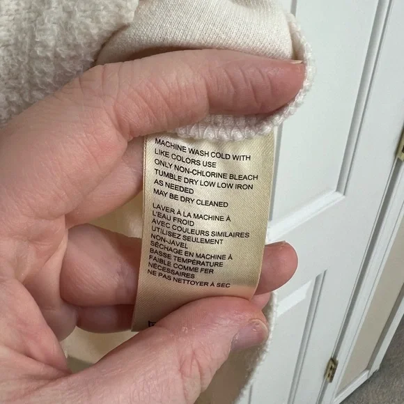 Free People Cream Button-Up Women's Shacket - Picture 4 of 4